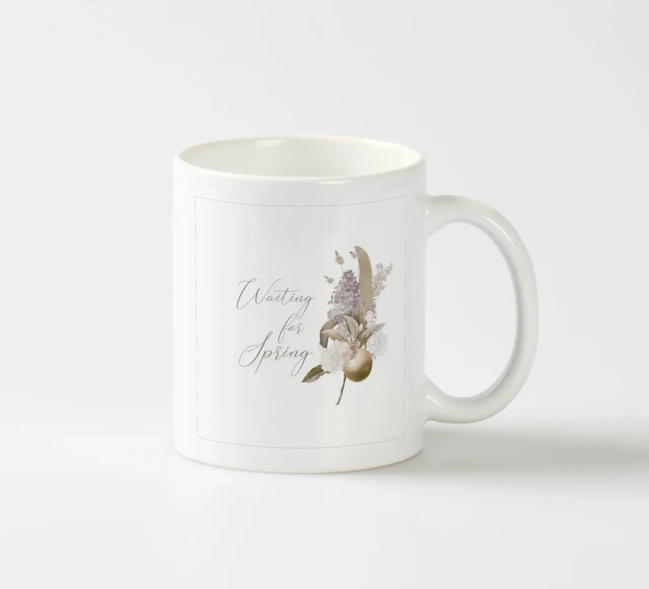 Aspettando la primavera: Una promessa in fiore tazza in ceramica da Flower Garden - Uta Naumann