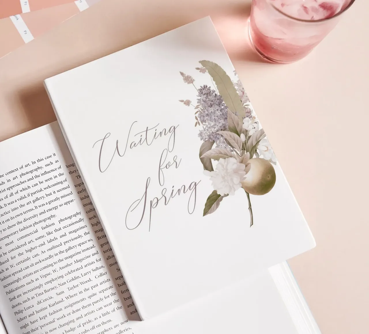 Waiting for Spring: A Blooming Promise notebook by Flower Garden - Uta Naumann