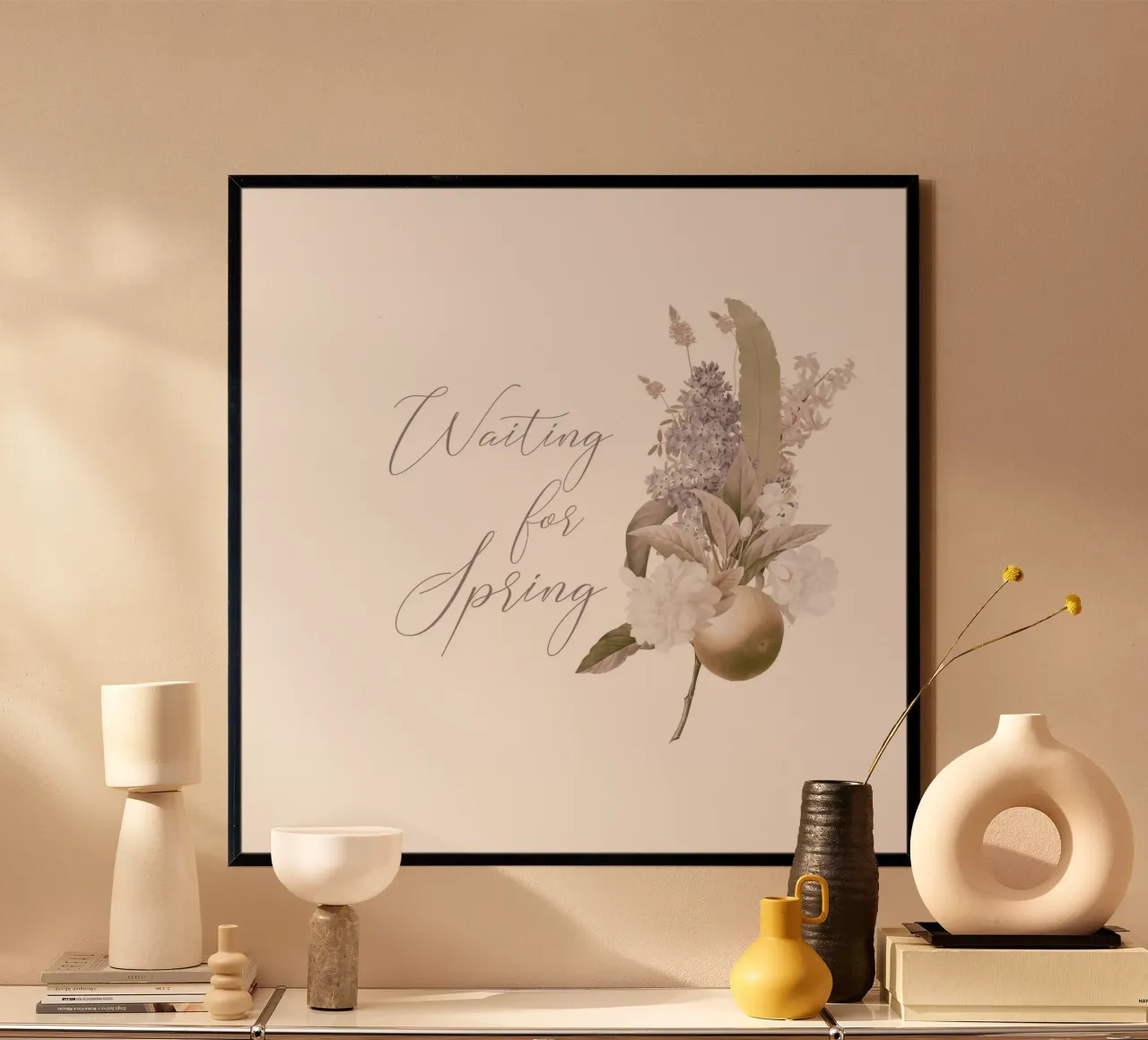 Warten auf den Frühling: Ein blühendes Versprechen Poster von Flower Garden - Uta Naumann