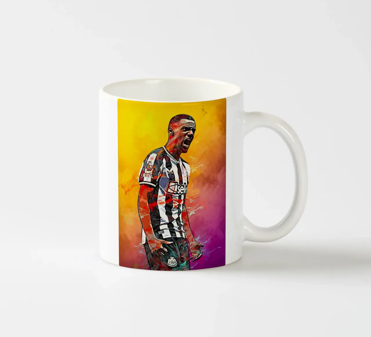 Alexander Isak tazza in ceramica da tenten
