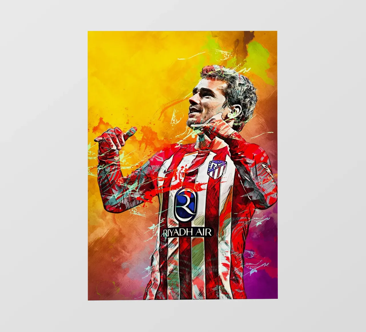 Antoine Griezmann telo in pvc da tenten