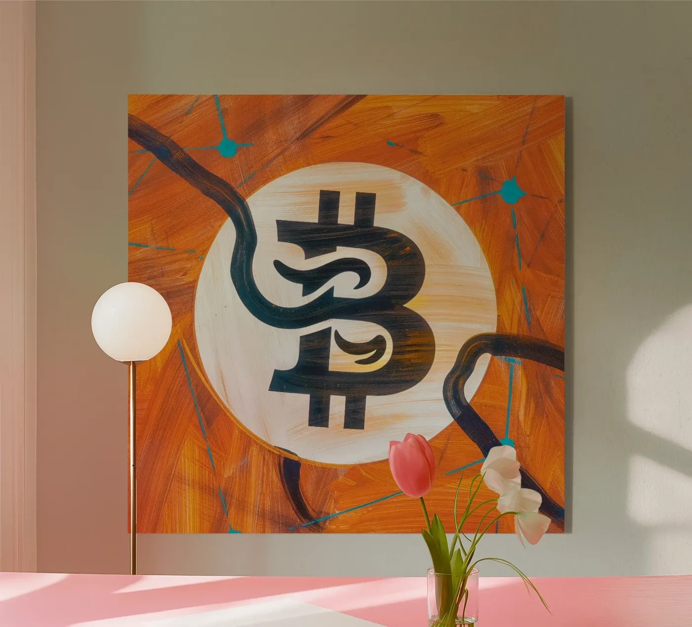 Yamamoto_Brush_BTC plexiglass da Crypto_Jungle