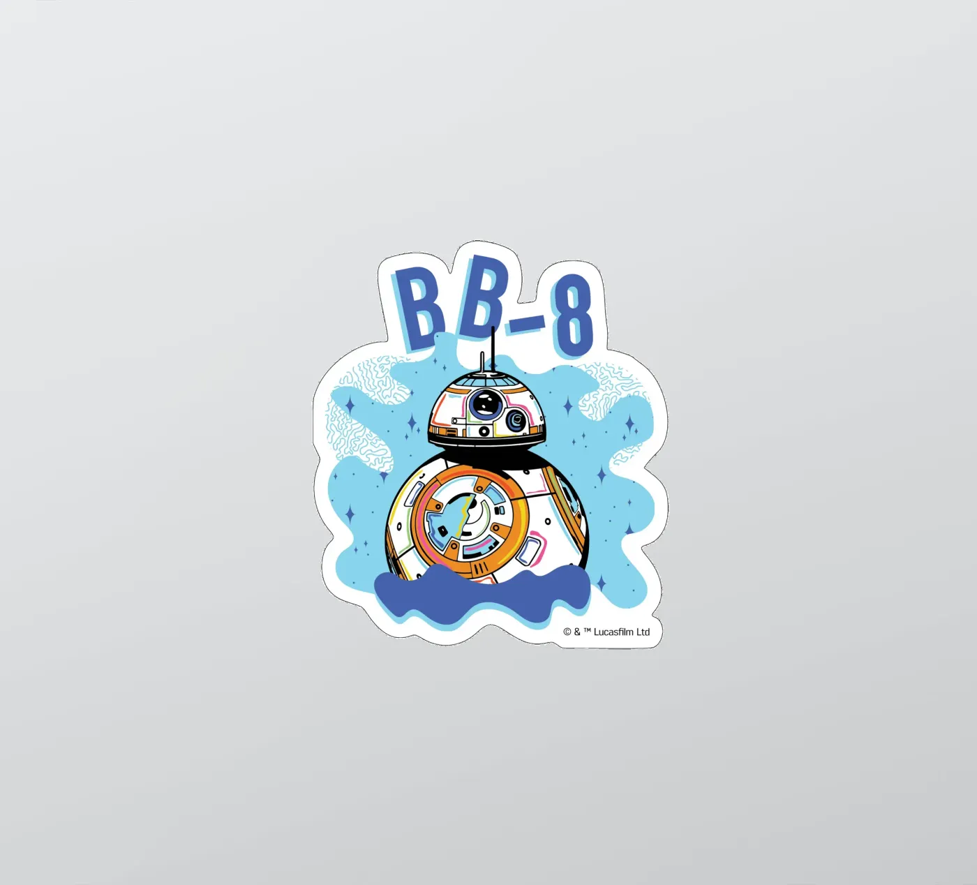 BB-8 sticker van Star Wars - Sticker Shop