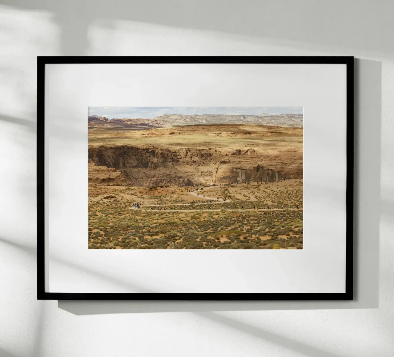 Path to Horseshoe Canyon in the US state of Utah hahnemühle by Barbara Buderath Fotodesign