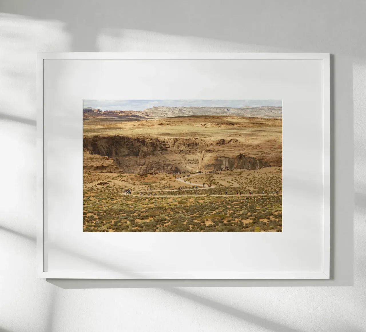 Path to Horseshoe Canyon in the US state of Utah hahnemühle by Barbara Buderath Fotodesign