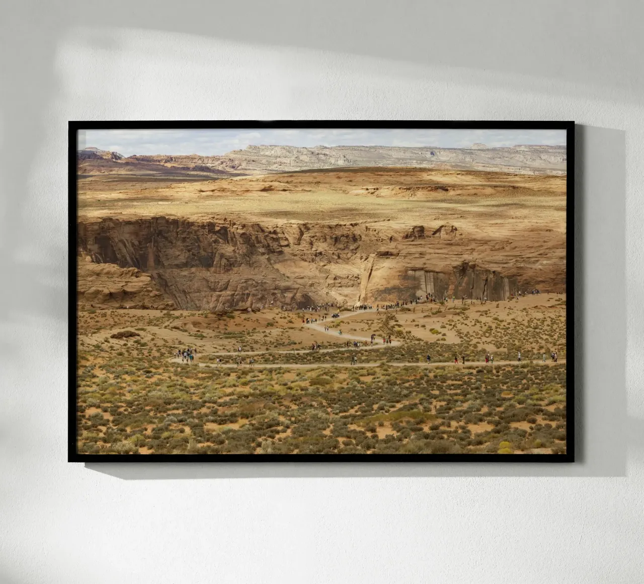 Path to Horseshoe Canyon in the US state of Utah hahnemühle by Barbara Buderath Fotodesign
