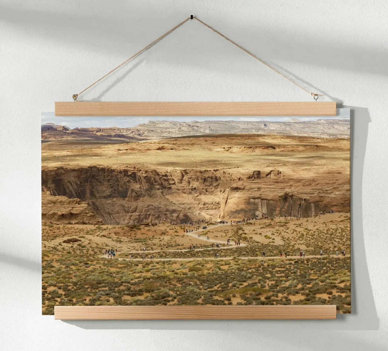 Path to Horseshoe Canyon in the US state of Utah hahnemühle by Barbara Buderath Fotodesign