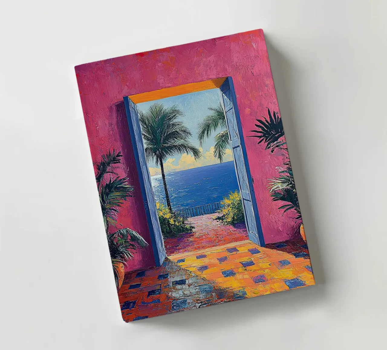 Soft Horizons notebook by Nikis Art Studio