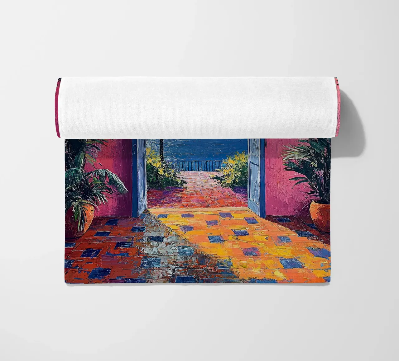Orizzonti morbidi telo mare da Nikis Art Studio