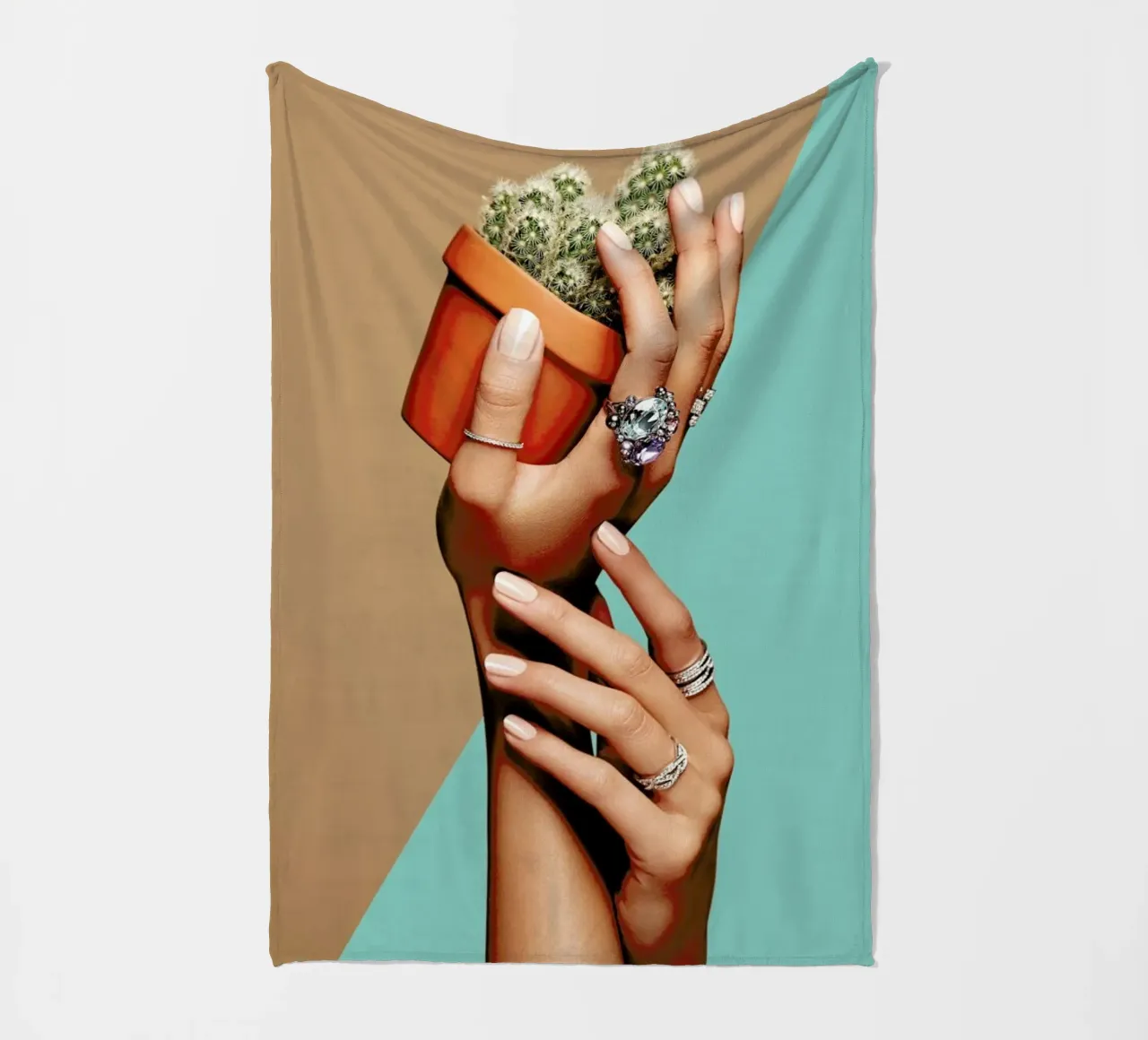 Stinging Jewellery II fleece blanket by Marie Bärsch