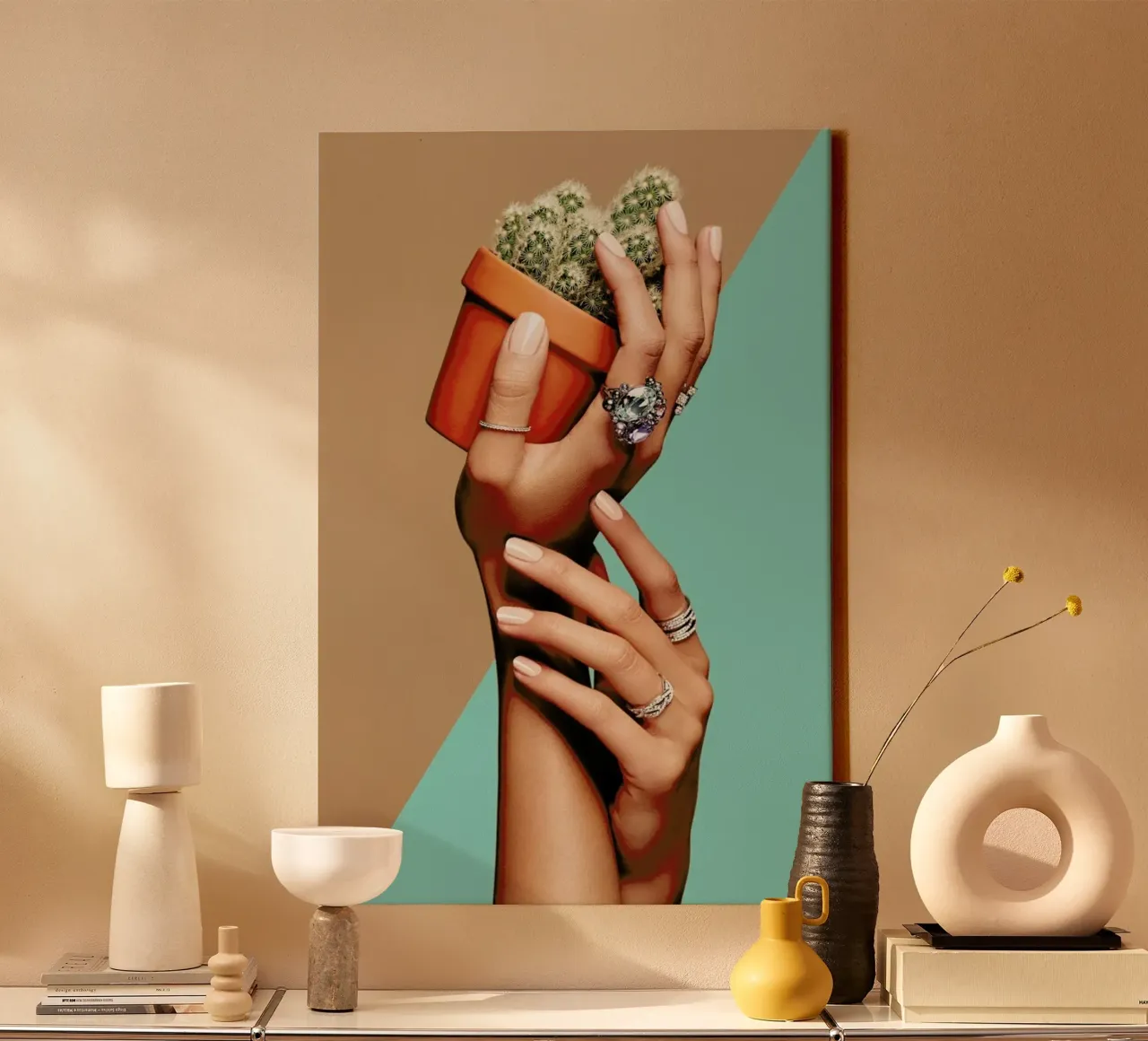 Stinging Jewellery II canvas by Marie Bärsch