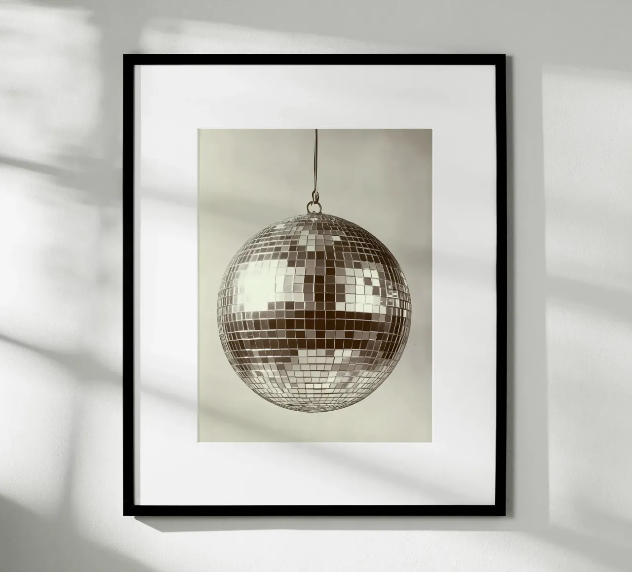 Palla da discoteca, palla a specchio carta hahnemühle da IamHomeStudio