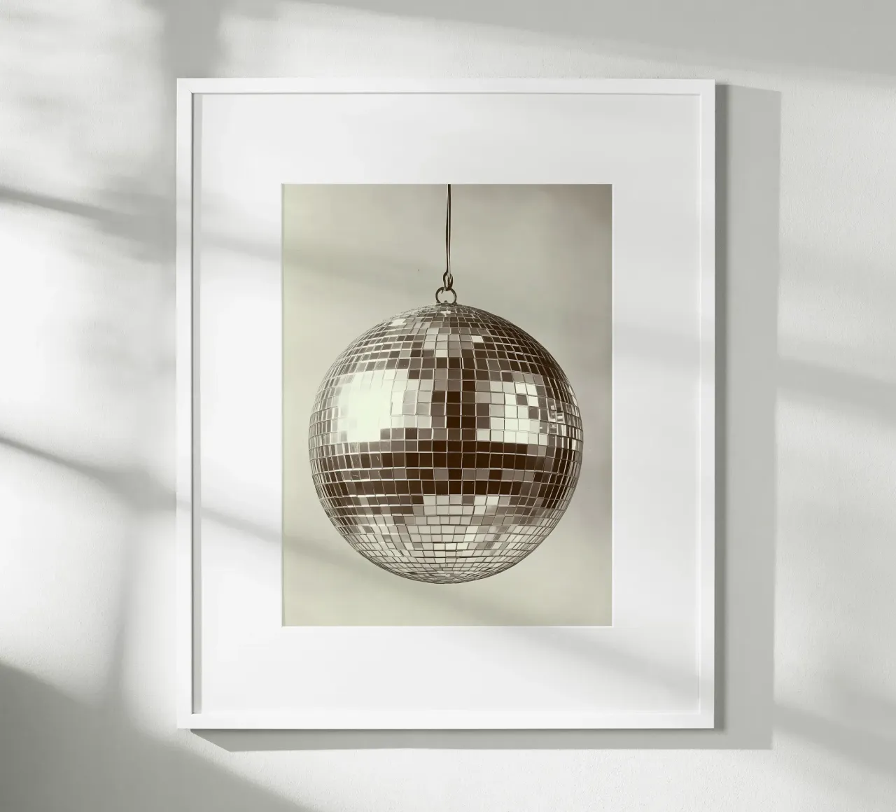 Palla da discoteca, palla a specchio carta hahnemühle da IamHomeStudio