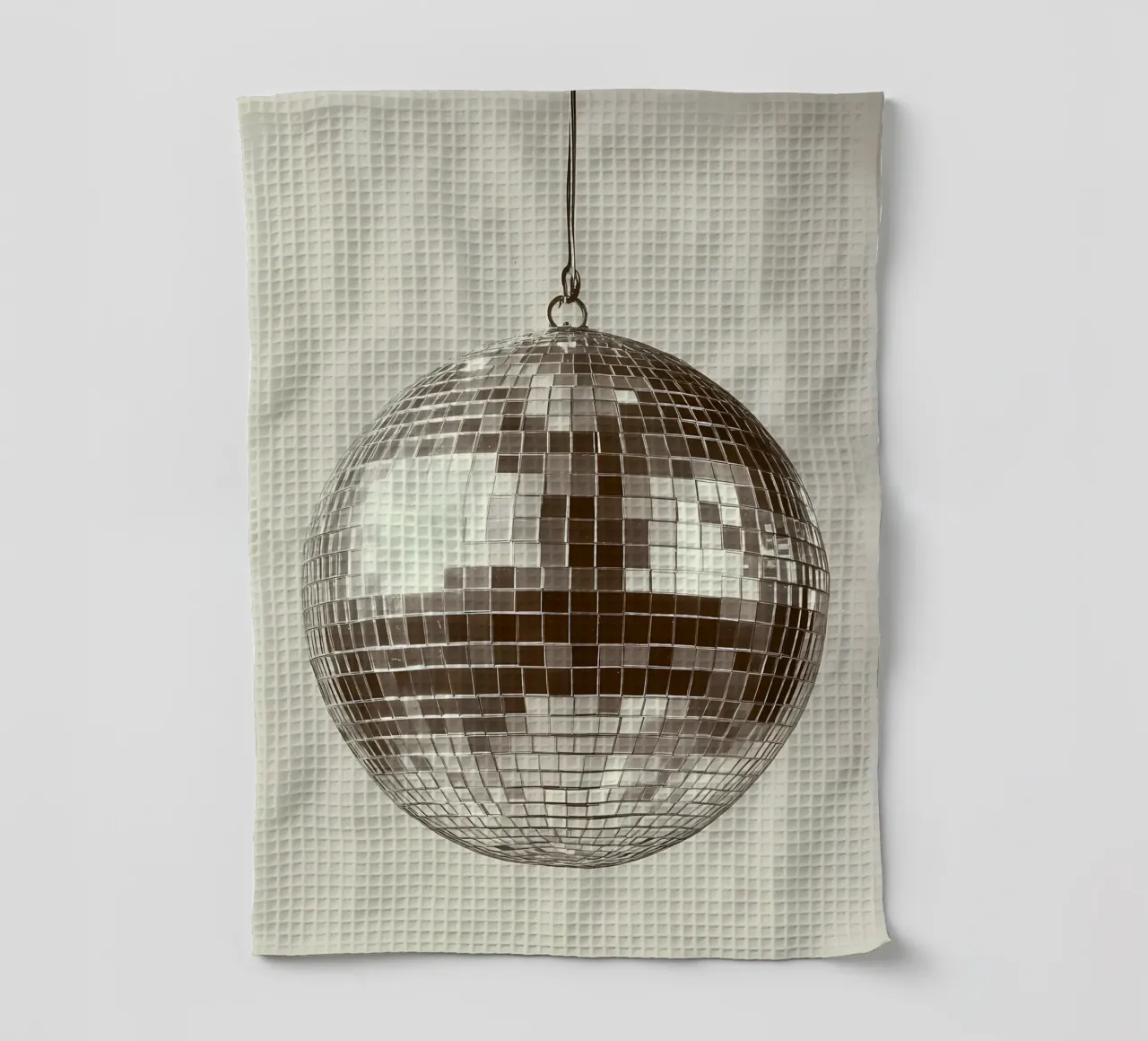 Palla da discoteca, palla a specchio canovaccio da cucina da IamHomeStudio