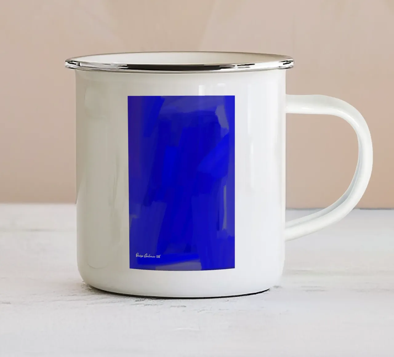 Soft Murmurs tazza in smalto da Mike Leymi