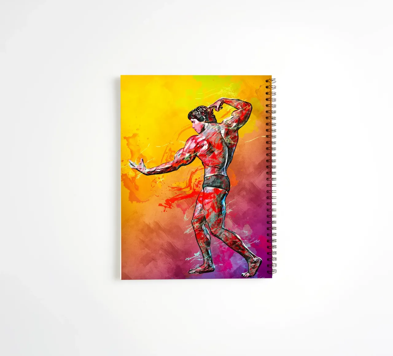 Arnold Schwarzenegger spiral notebook by tenten