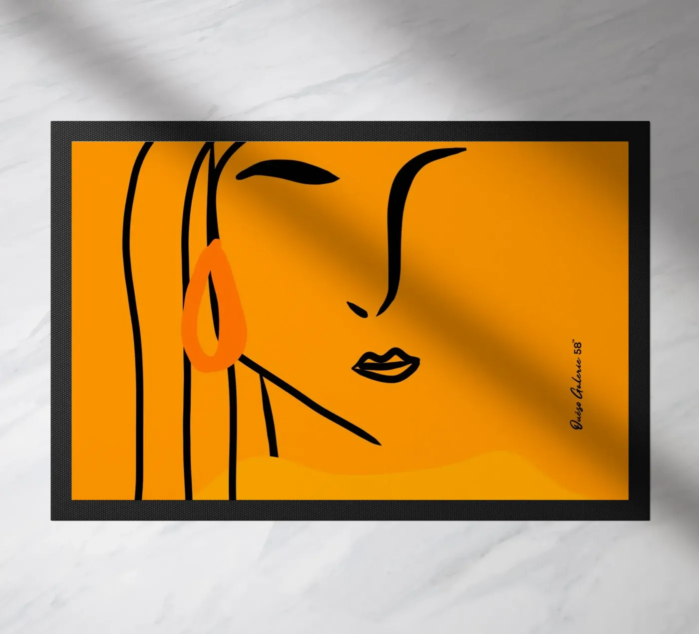 Cloud Veil doormat by Mike Leymi