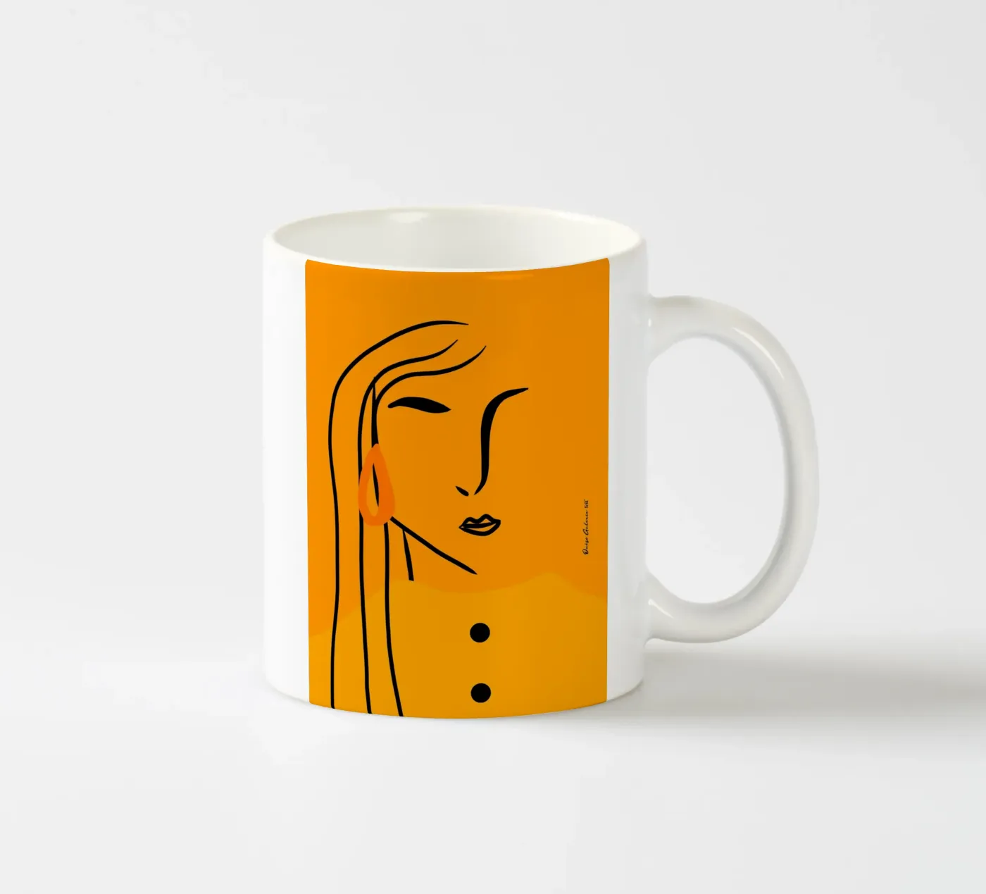 Cloud Veil tazza in ceramica da Mike Leymi