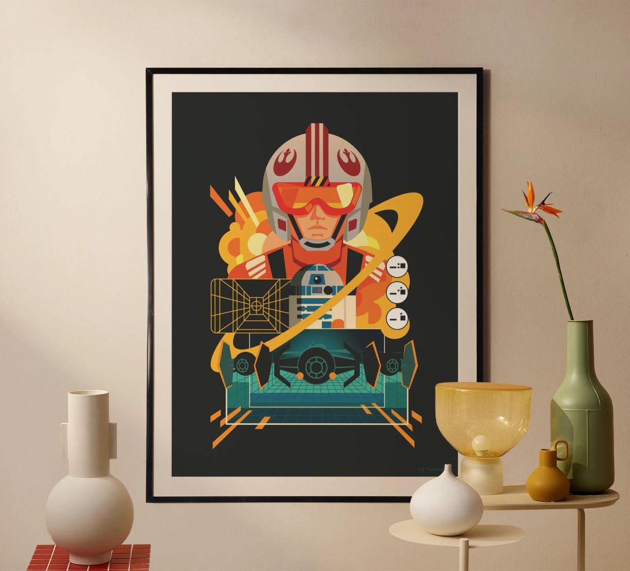 Rebellenpilot im Kampf poster de Star Wars