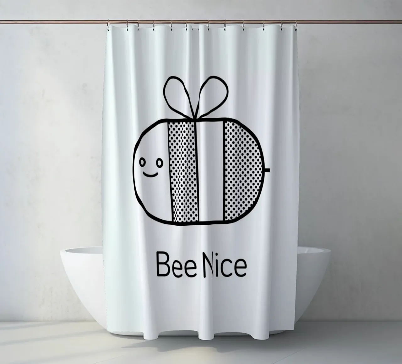 Bee Duschvorhang von Chris Wharton