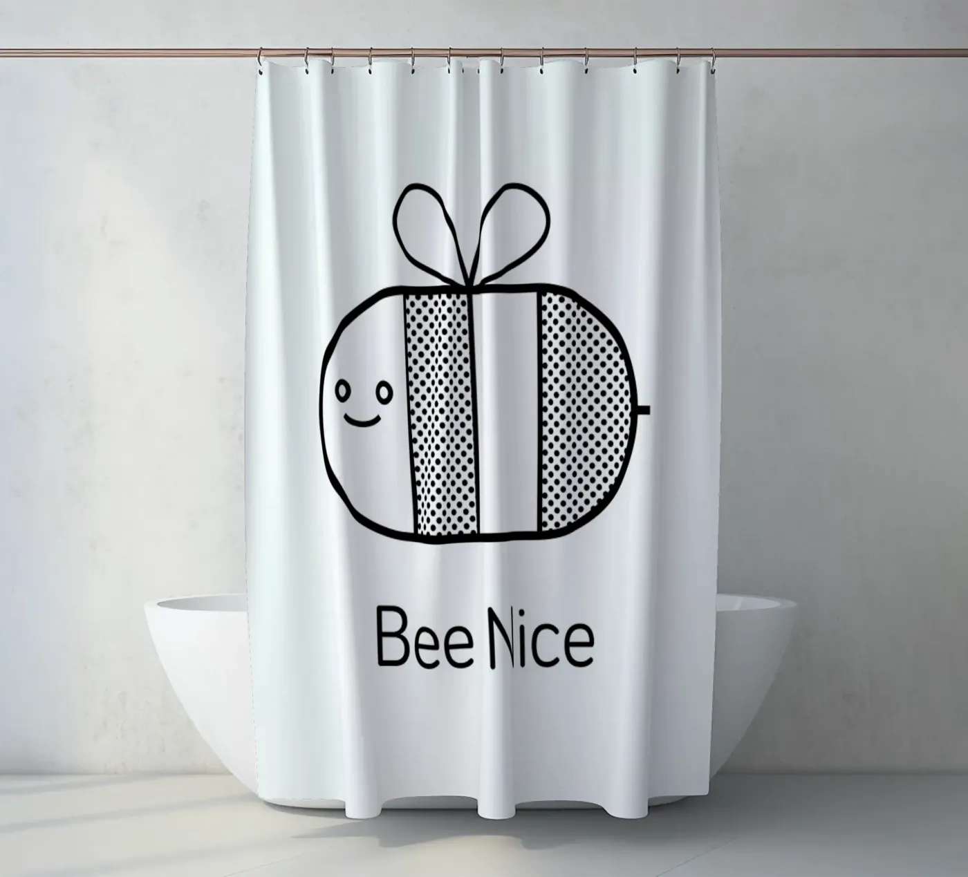 Bee douchegordijn van Chris Wharton