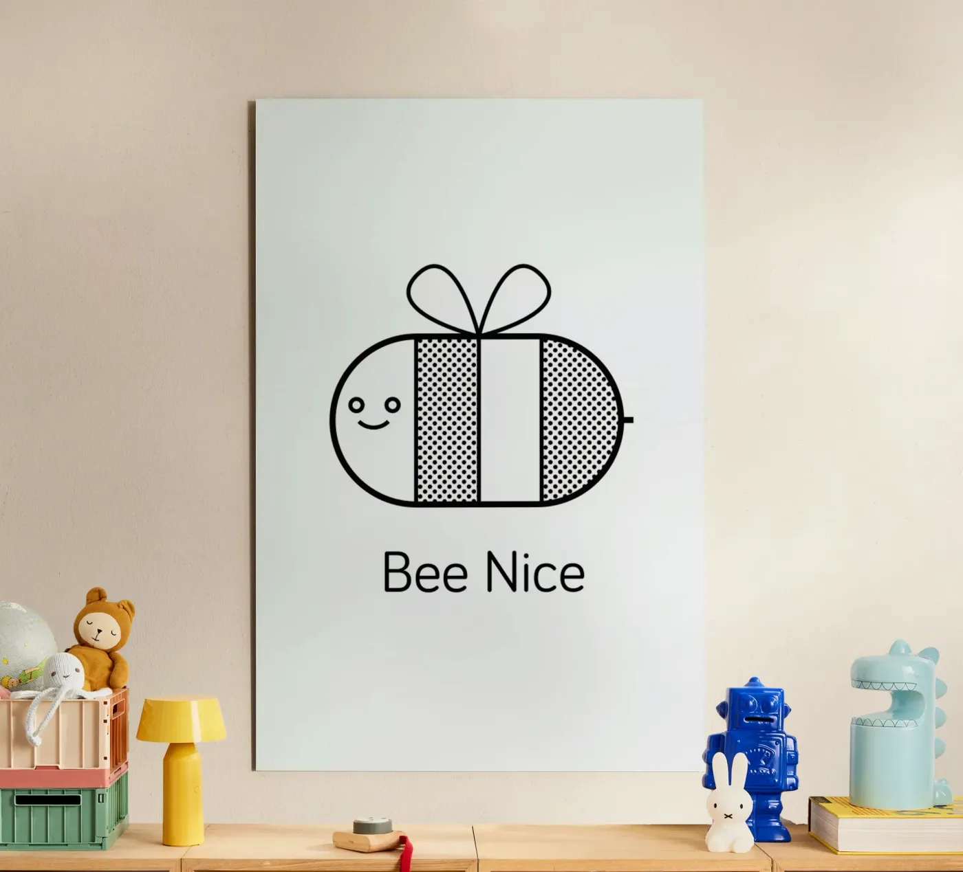 Bee aluminium-dibond van Chris Wharton