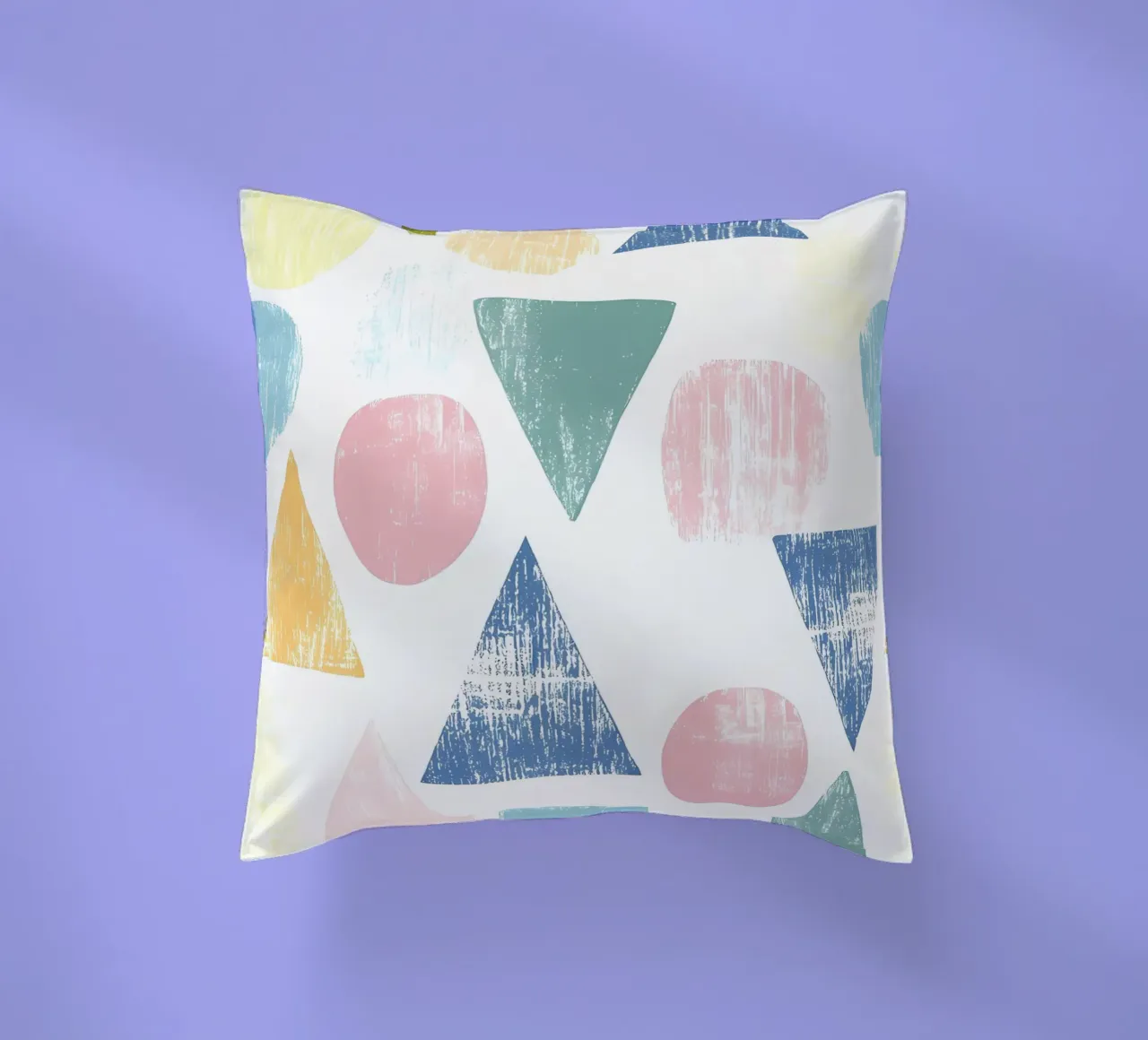 Forme colorate pastello cuscino da IamHomeStudio