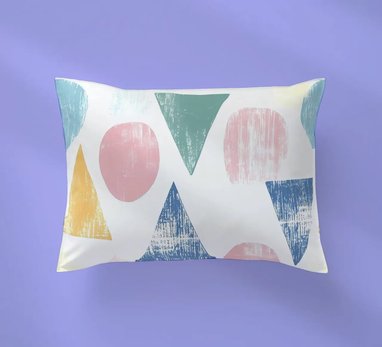 Forme colorate pastello cuscino da IamHomeStudio