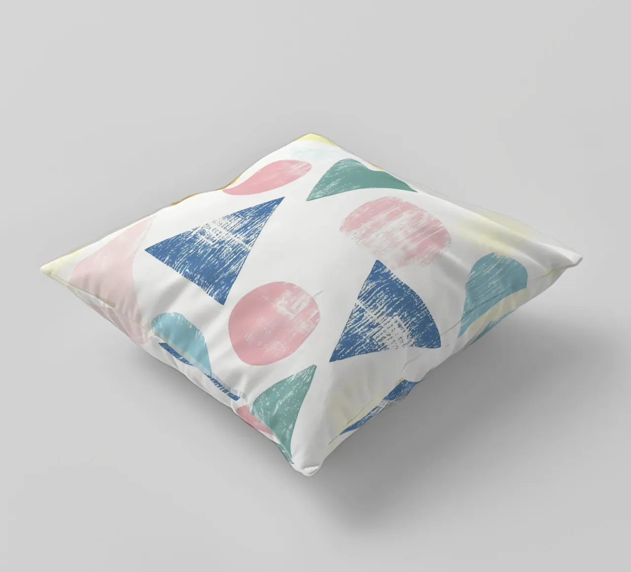 Forme colorate pastello cuscino da IamHomeStudio
