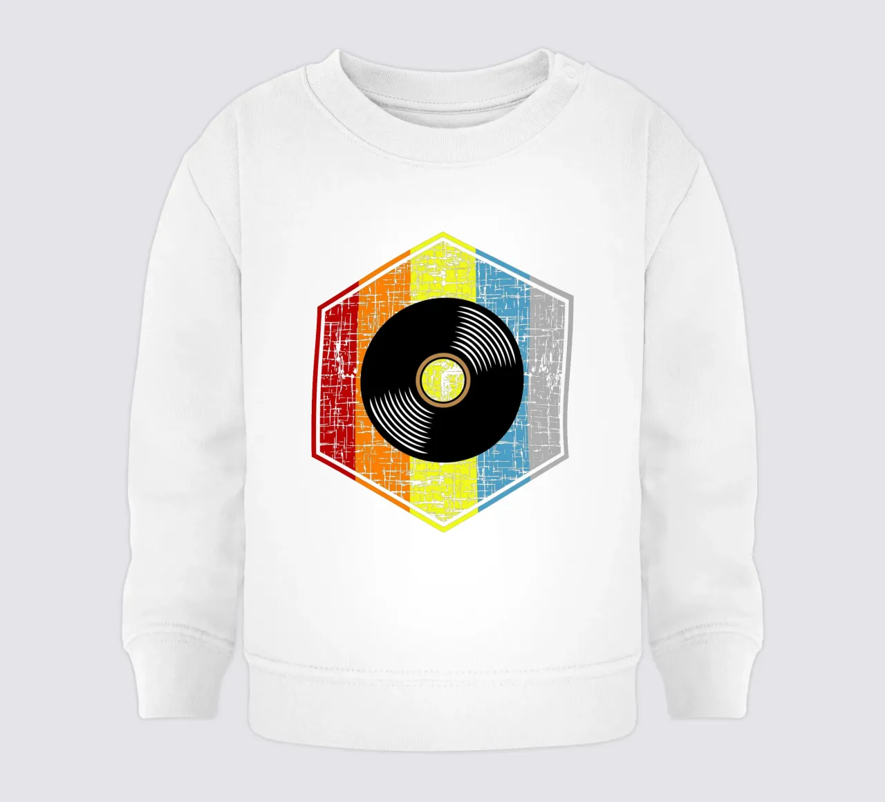 Design retrò in vinile vintage felpa neonato da vickeyroads