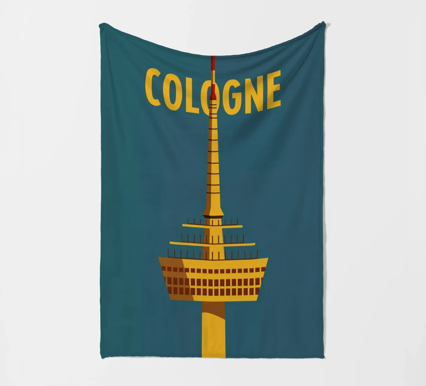 Cologne Fleecedecke von Designliga Products GmbH & Co. KG