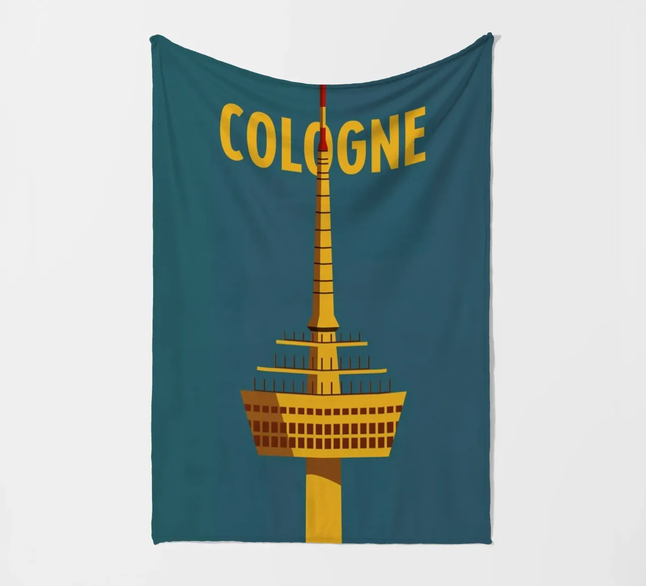 Cologne fleecedeken van Designliga Products GmbH & Co. KG