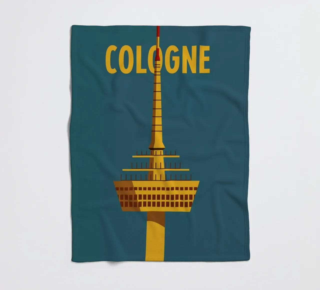 Cologne fleecedeken van Designliga Products GmbH & Co. KG