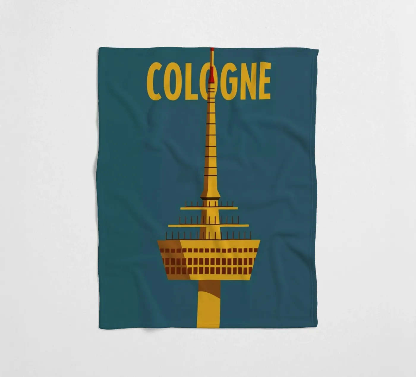 Cologne Fleecedecke von Designliga Products GmbH & Co. KG