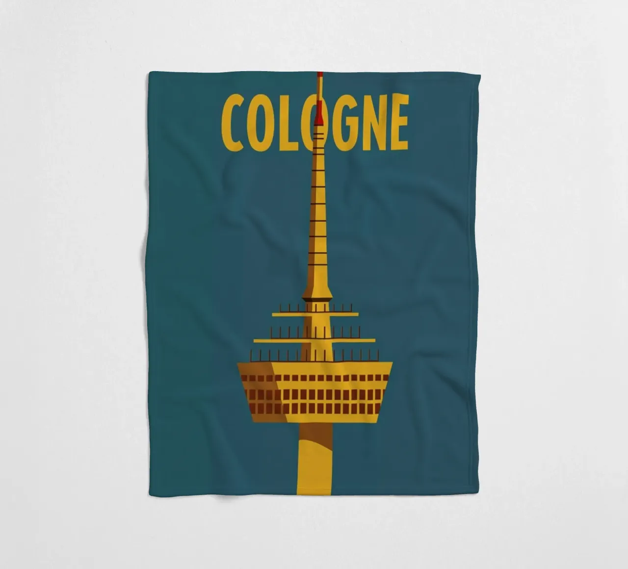 Cologne fleecedeken van Designliga Products GmbH & Co. KG