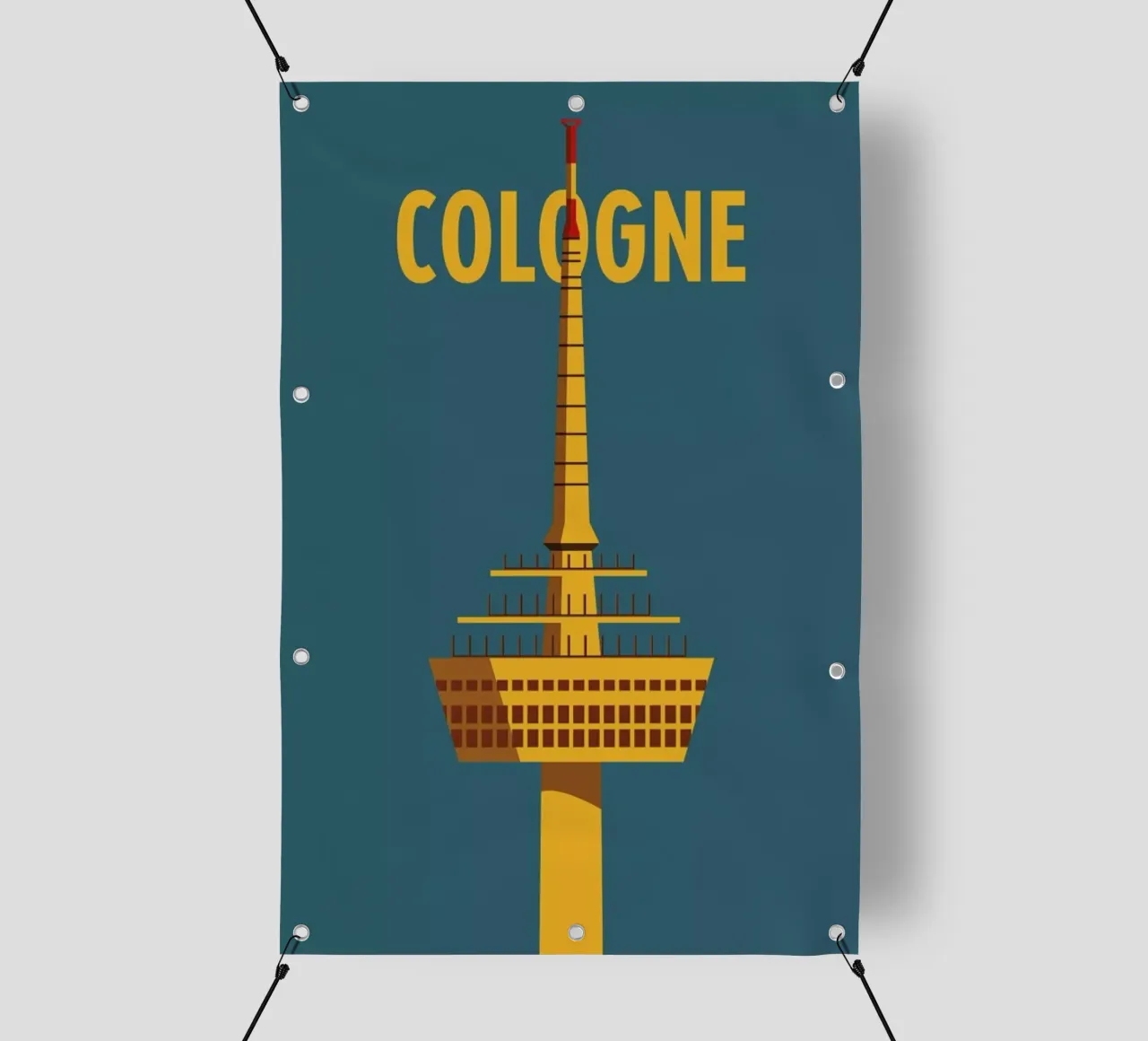 Cologne telo in pvc da Designliga Products GmbH & Co. KG