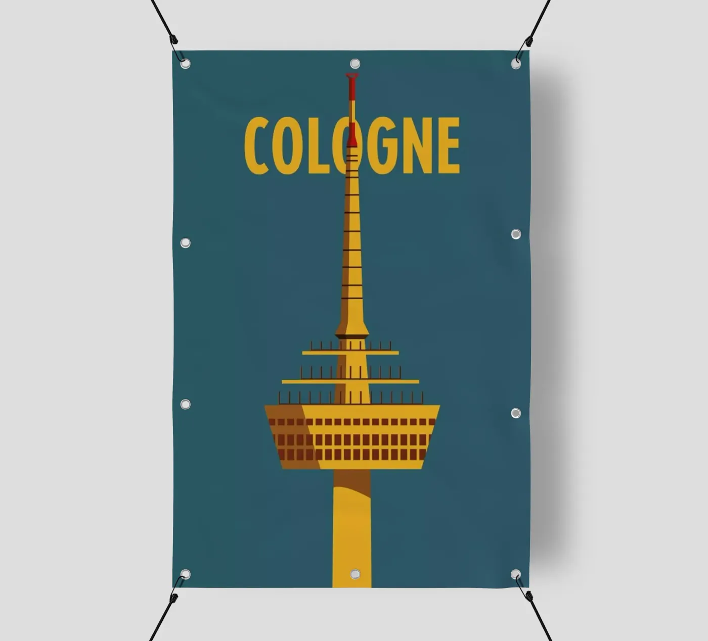 Cologne PVC Plane von Designliga Products GmbH & Co. KG