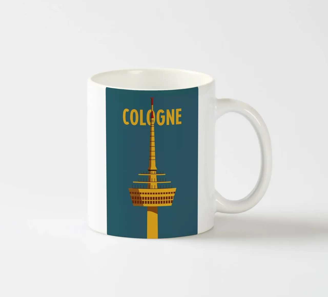 Cologne tazza in ceramica da Designliga Products GmbH & Co. KG