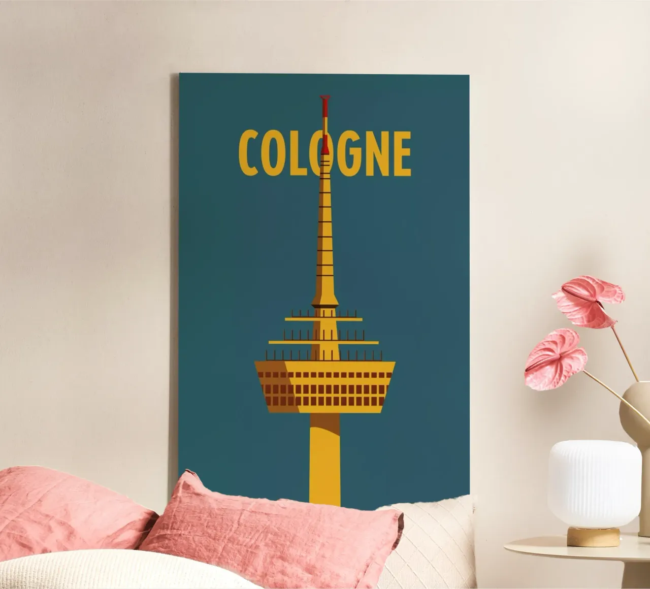 Cologne tela con Cornice a cassetta da Designliga Products GmbH & Co. KG