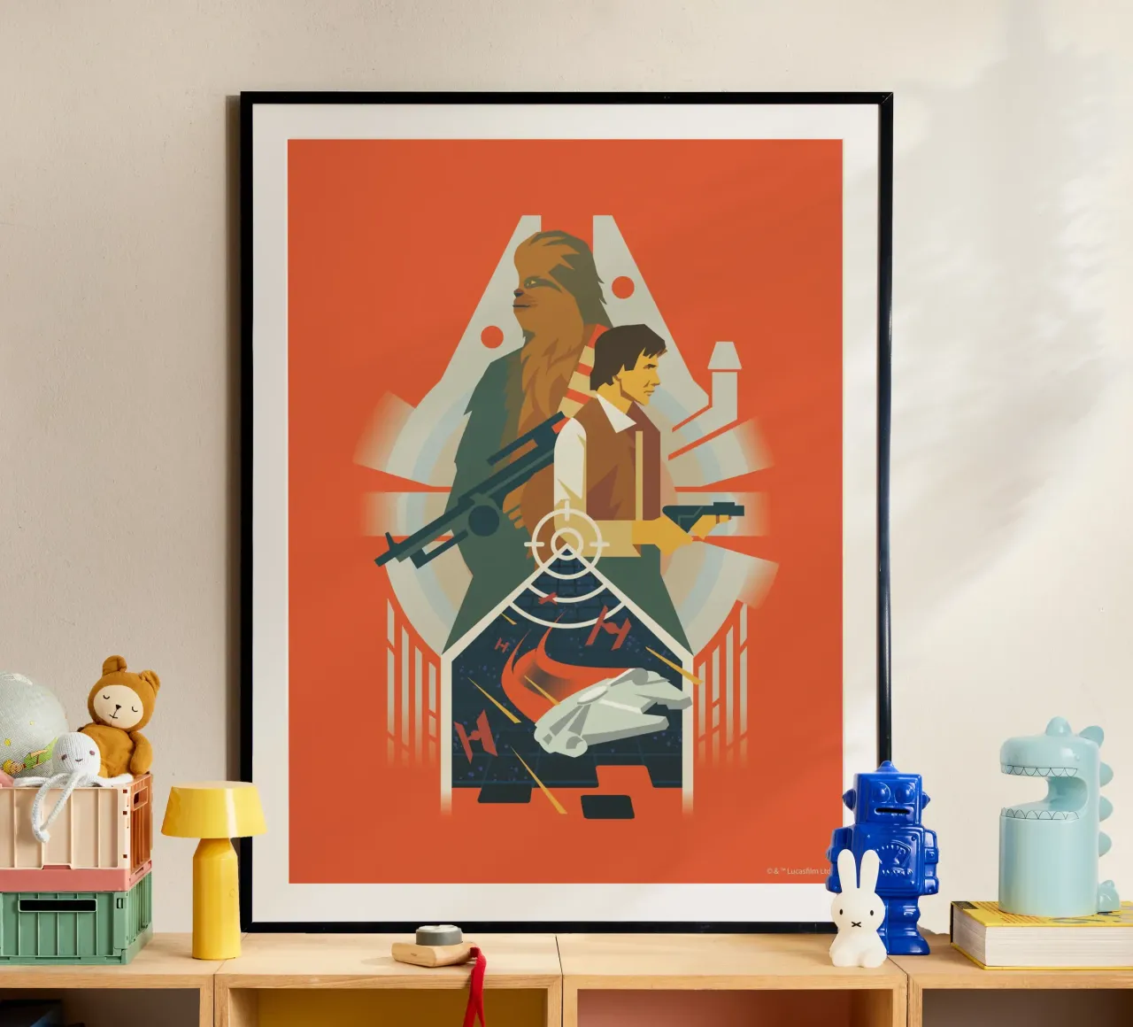 HAN SOLO & CHEWBACCA poster by Star Wars