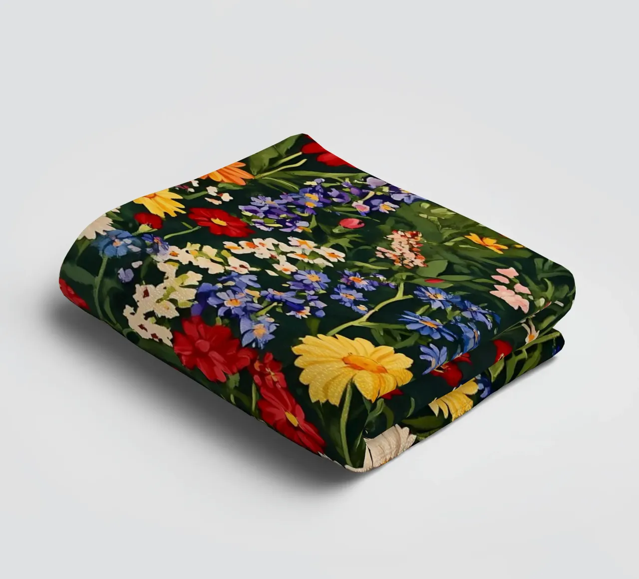 Prato di fiori colorati asciugamano da bagno da IamHomeStudio