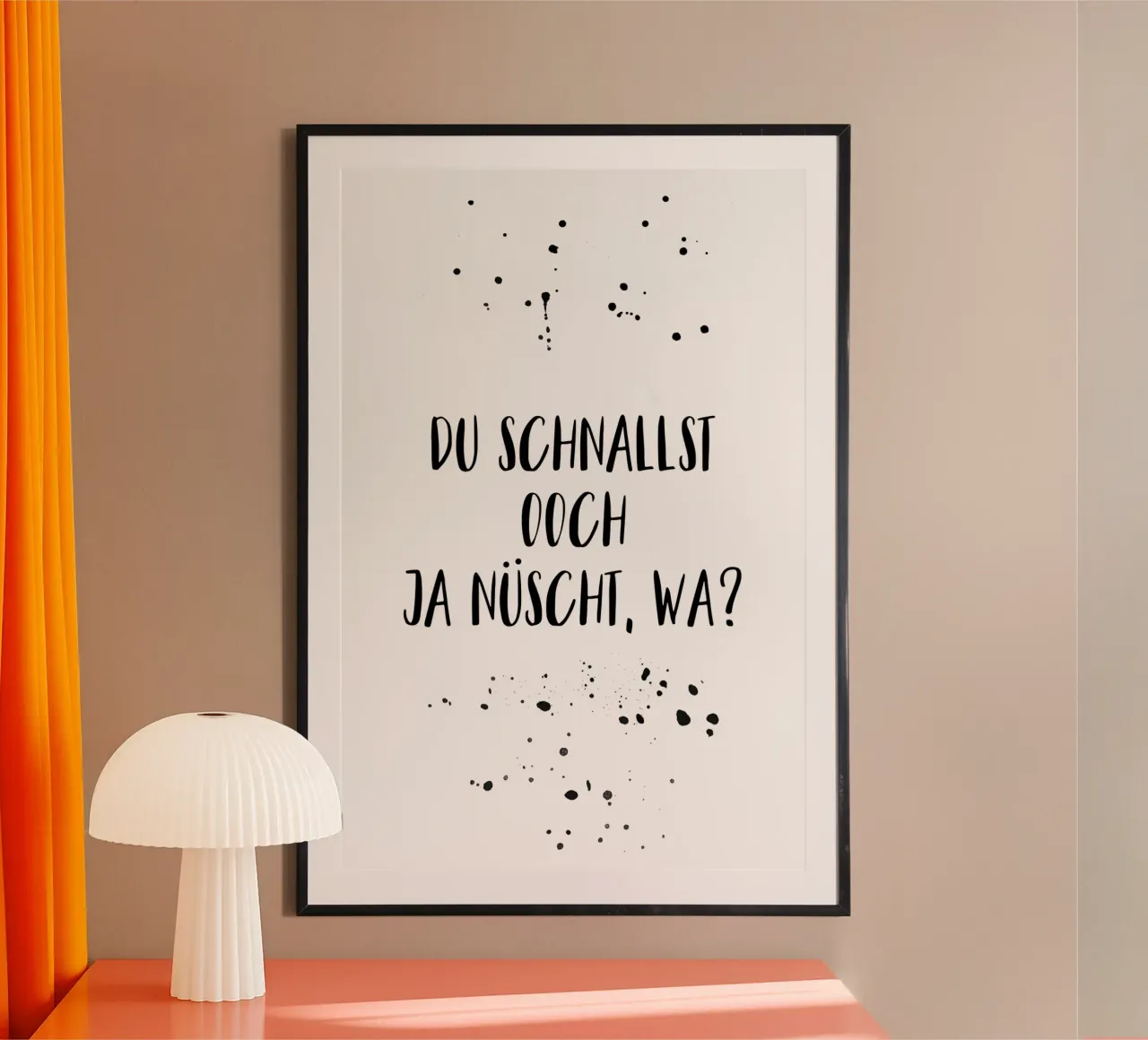 Berliner Schnauze DU SCHNALLST OOCH JA NÜSCHT, WA? hahnemühle by Melanie Viola