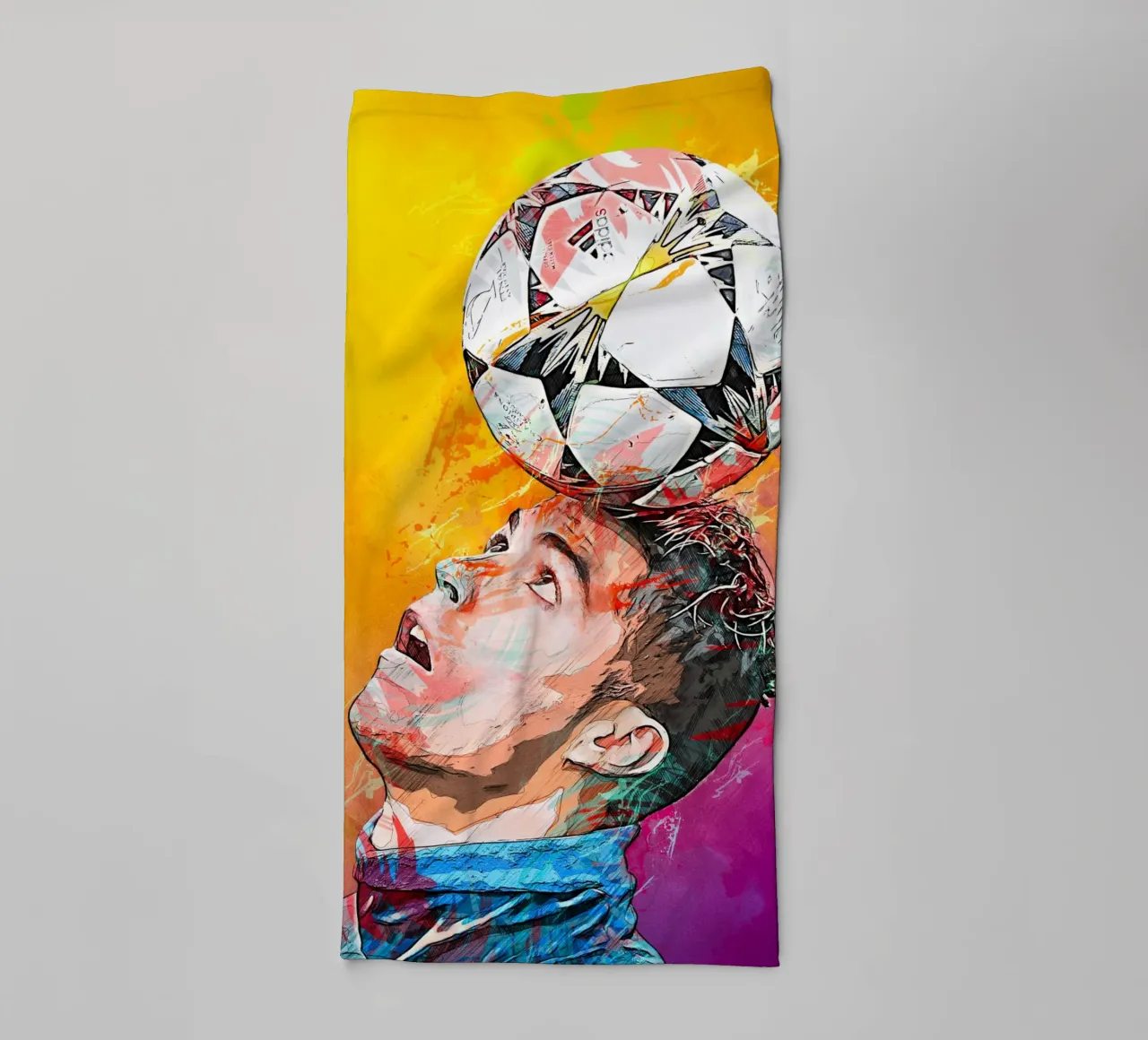 Cristiano Ronaldo 1 towel by tenten