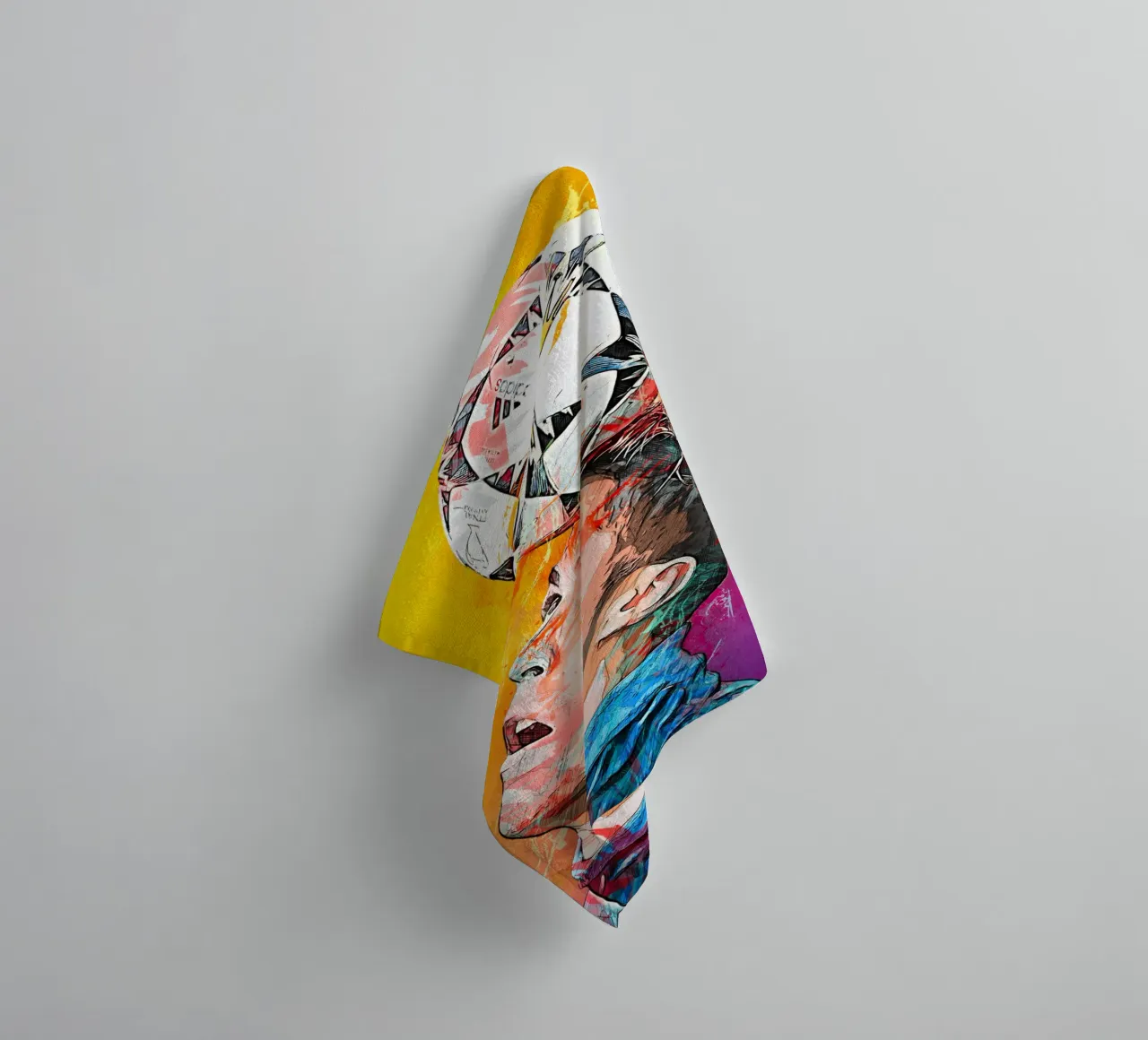 Cristiano Ronaldo 1 towel by tenten