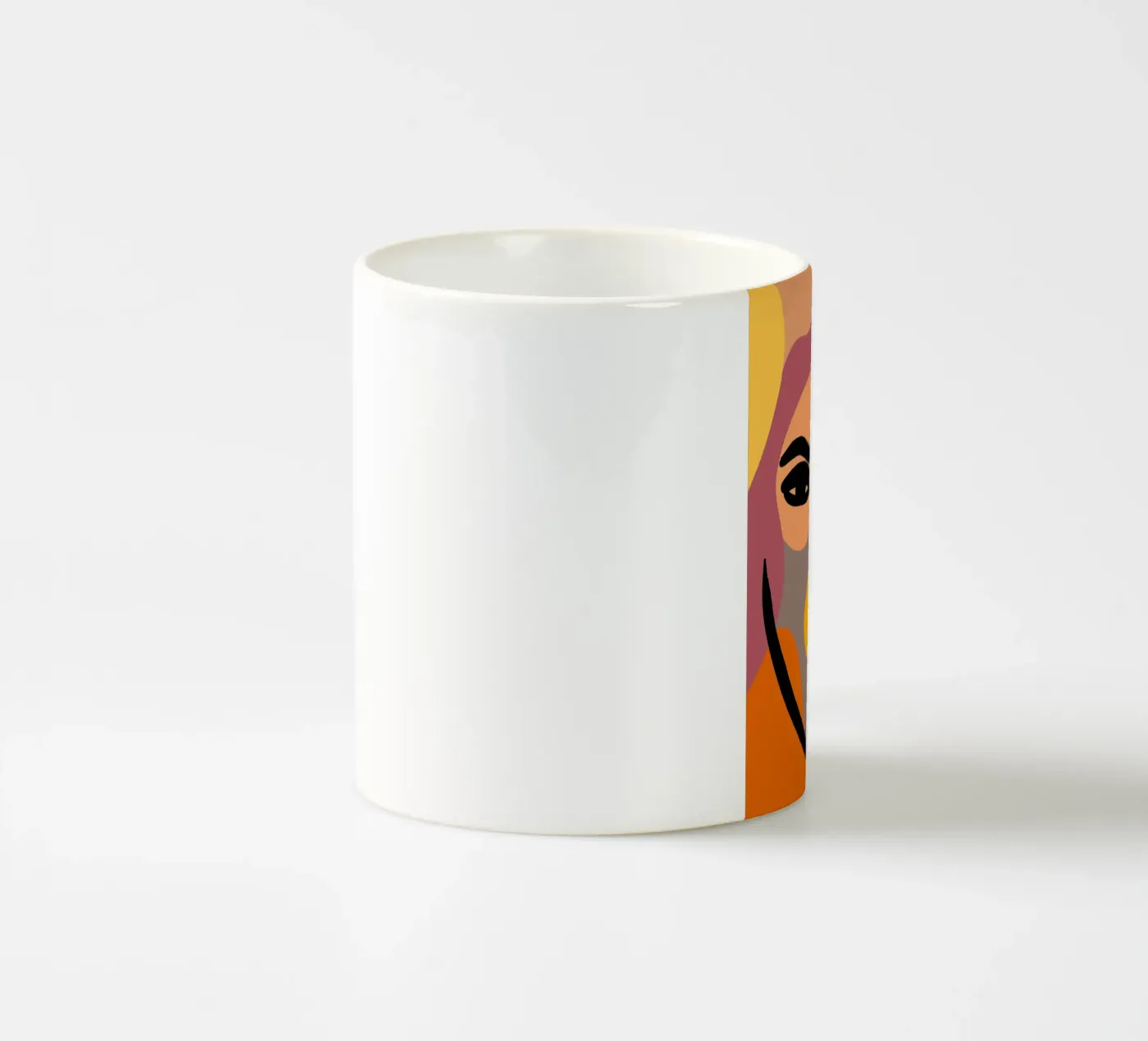 Luminous Shadows ceramic mug by Mike Leymi