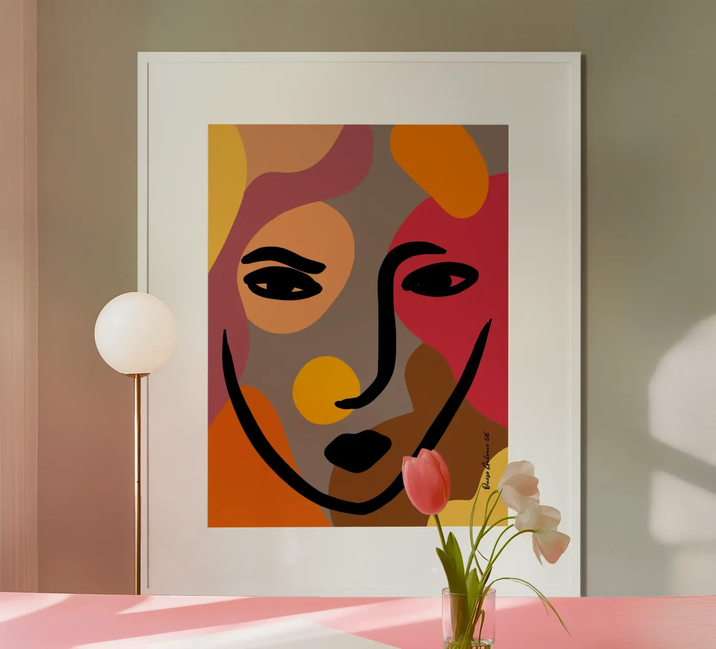 Luminous Shadows poster van Mike Leymi