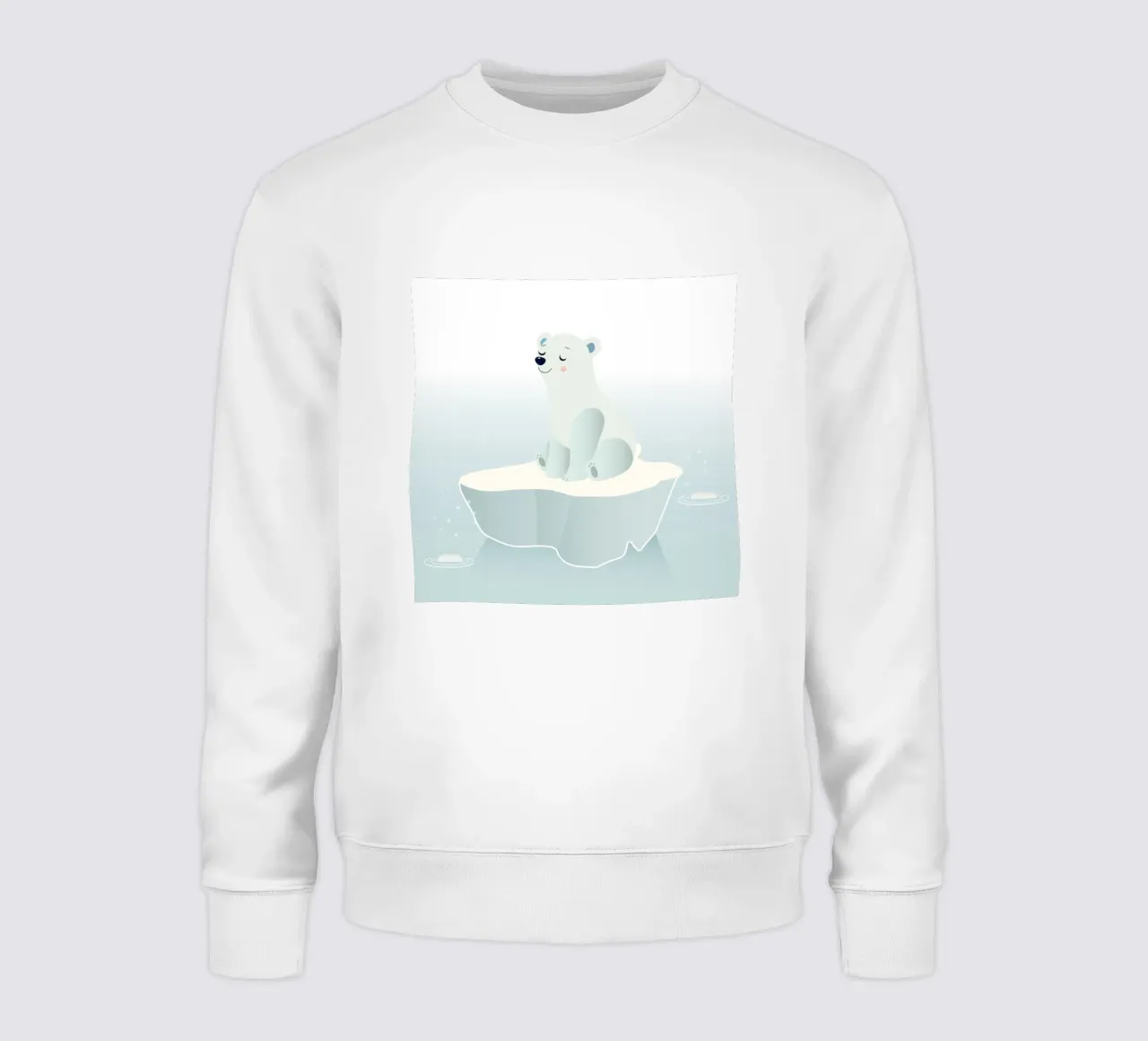 Sognare un orso polare su una banchisa felpa da namosh