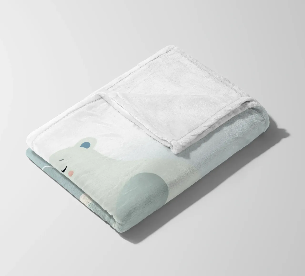 Sognare un orso polare su una banchisa coperta in pile da namosh