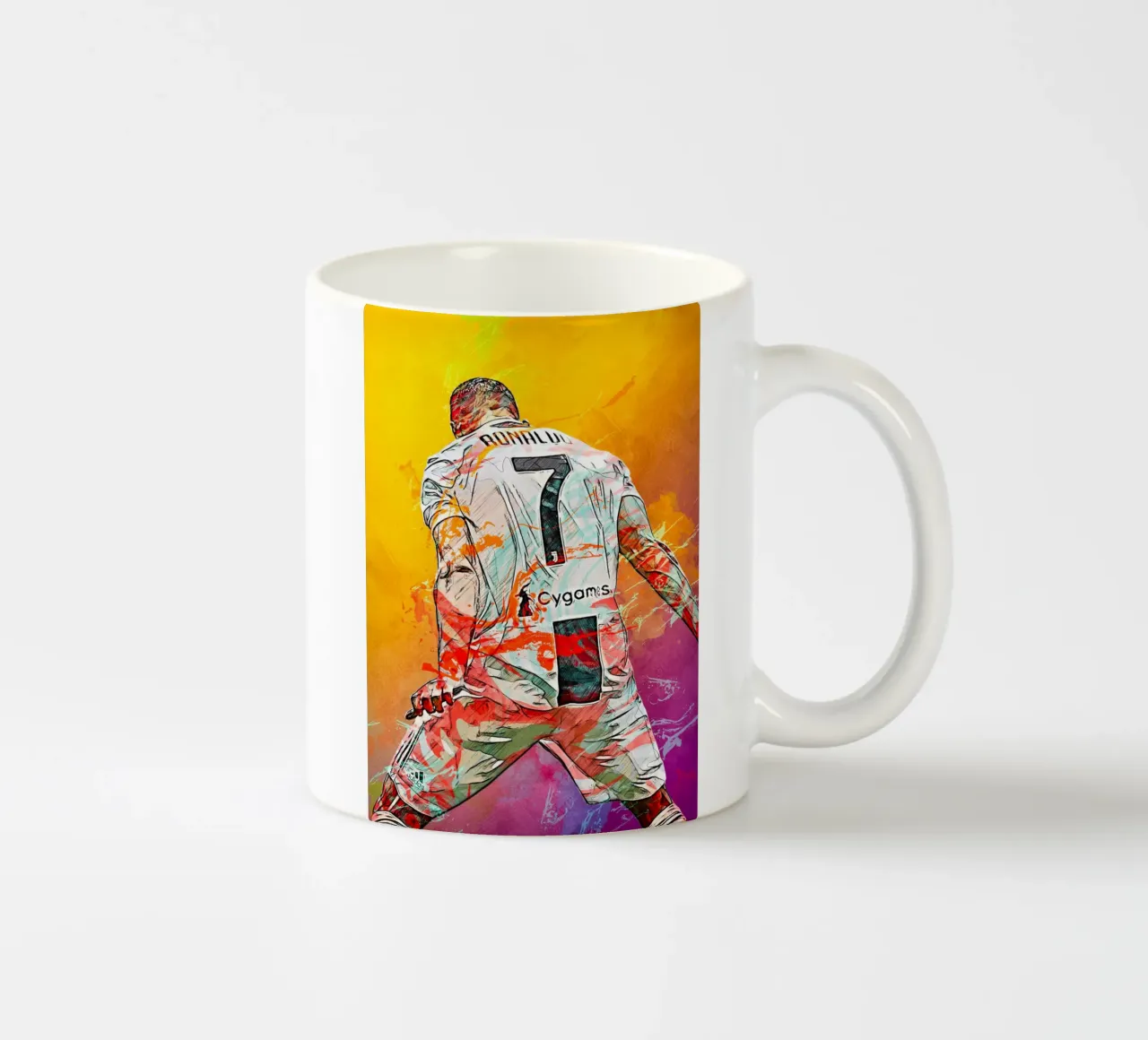 Cristiano Ronaldo Juventus tazza in ceramica da tenten