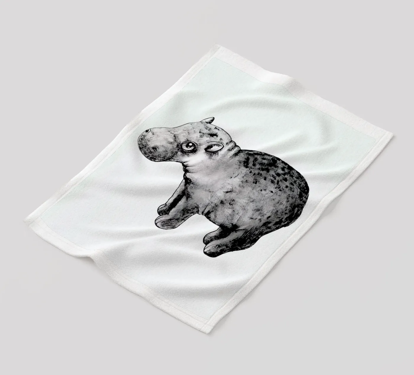 Hippo Fleecedecke von Tvinkla